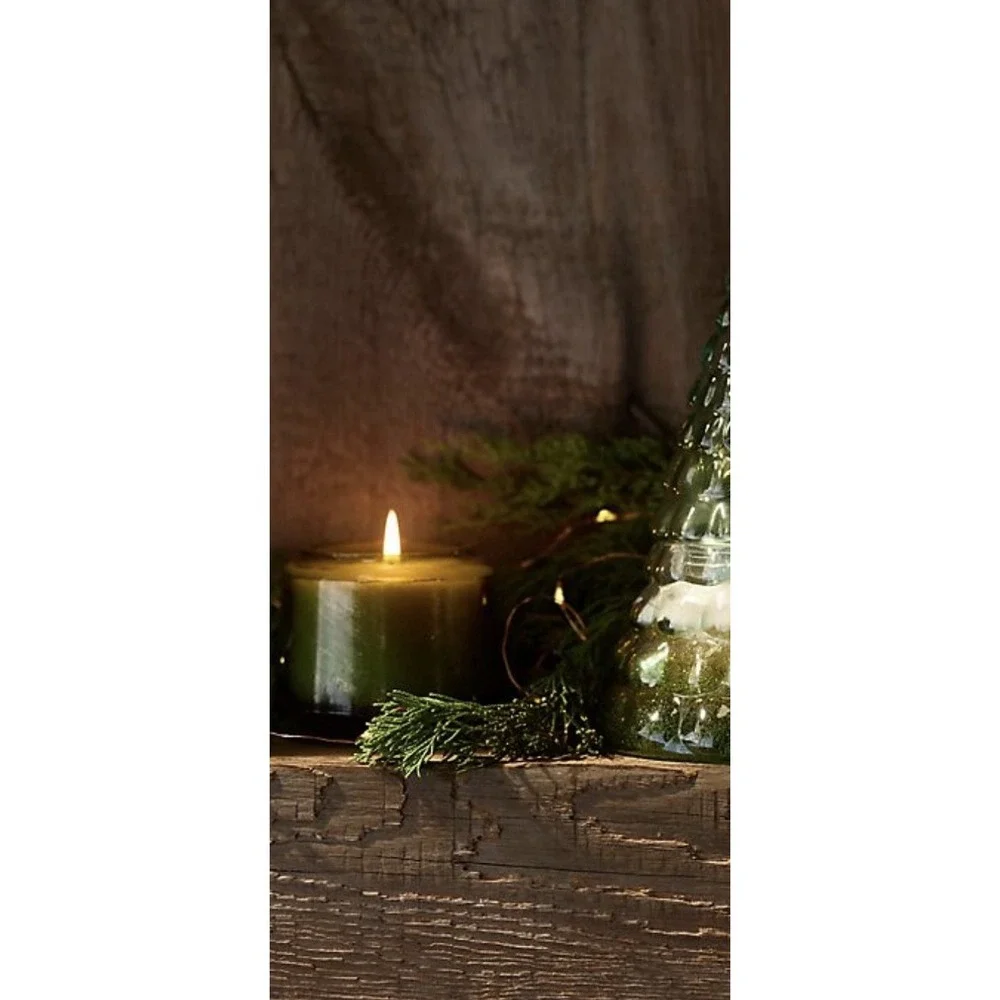 Anthropologie Gather Candle Bathroom Glass Jar Cabin Lodge Woody Balsam Fir Tree